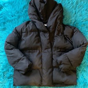 Black Bubble Coat